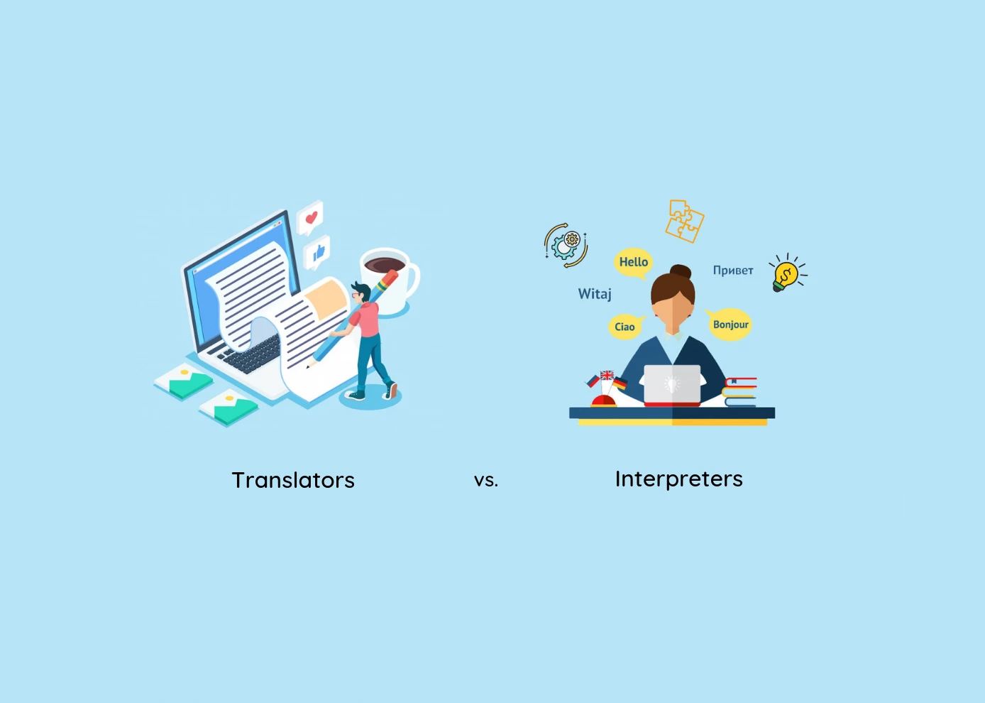 How are translation and interpreting different?