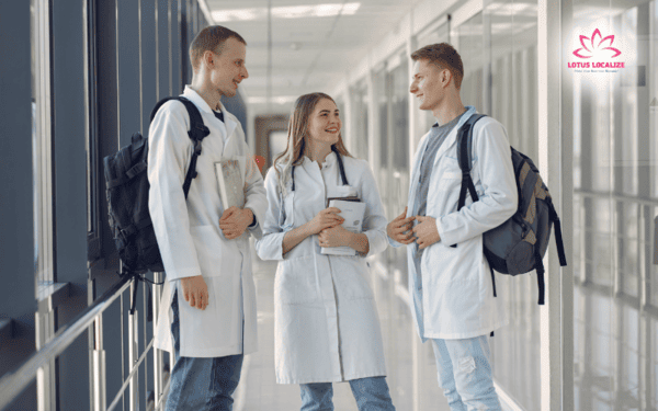 Medical education translation adapts training materials for global healthcare professionals, ensuring clarity and accuracy across languages.